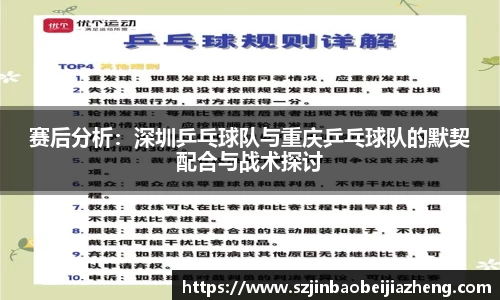 赛后分析：深圳乒乓球队与重庆乒乓球队的默契配合与战术探讨